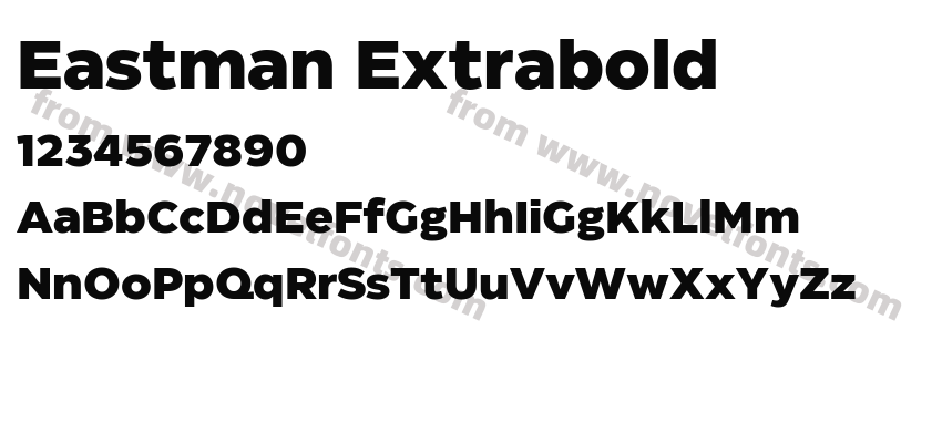 Eastman ExtraboldPreview