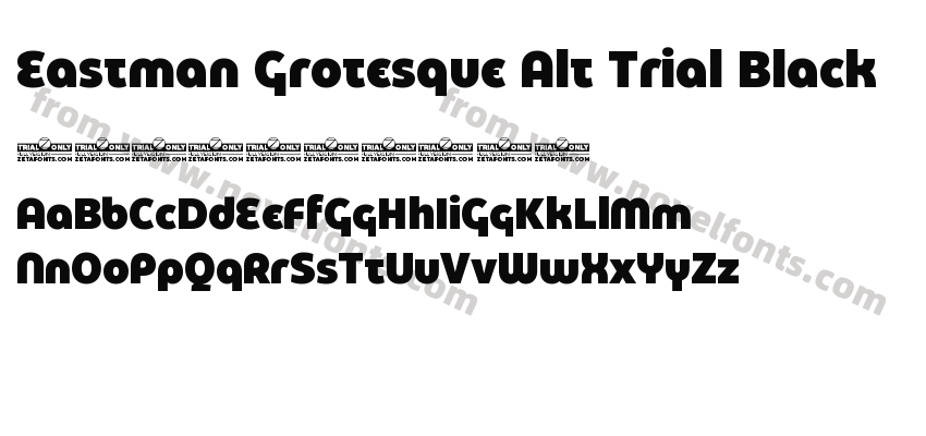 Eastman Grotesque Alt Trial BlackPreview
