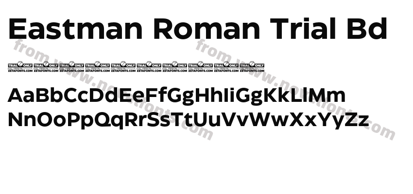 Eastman Roman Trial BdPreview