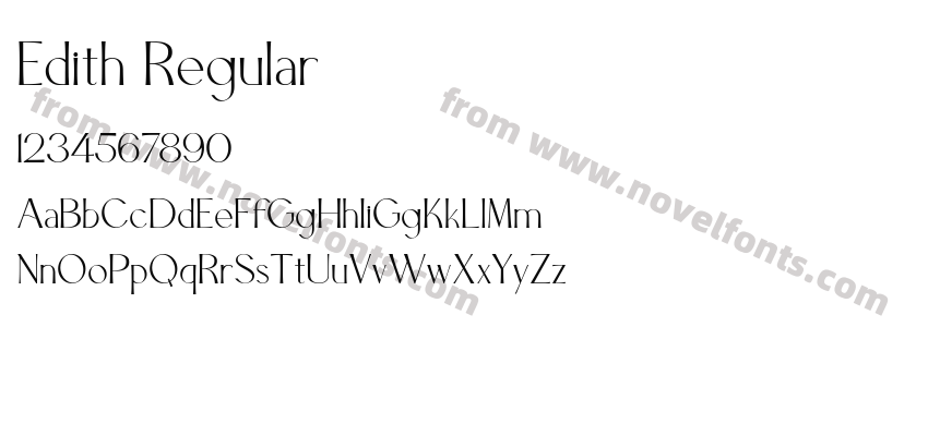 Edith RegularPreview