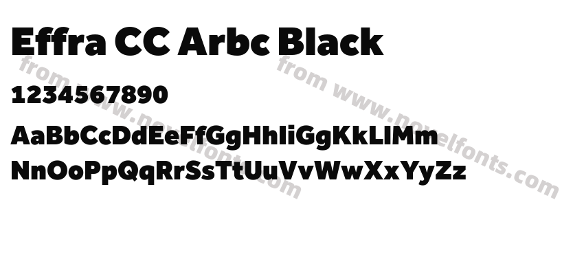 Effra CC Arbc BlackPreview