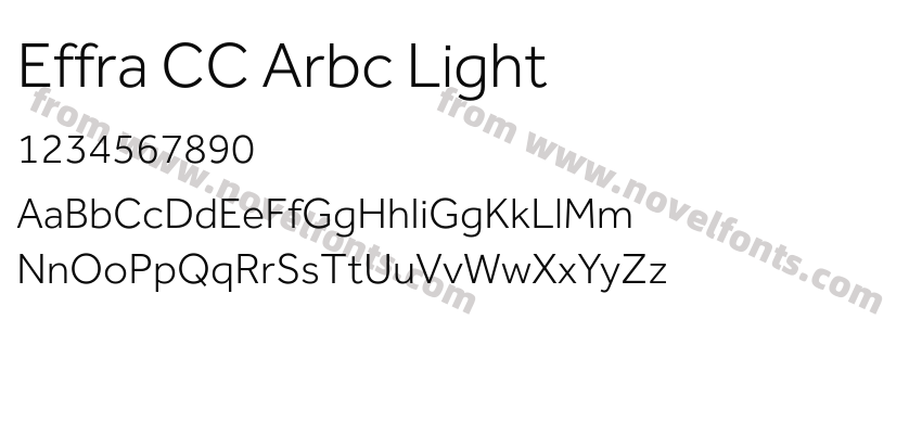 Effra CC Arbc LightPreview