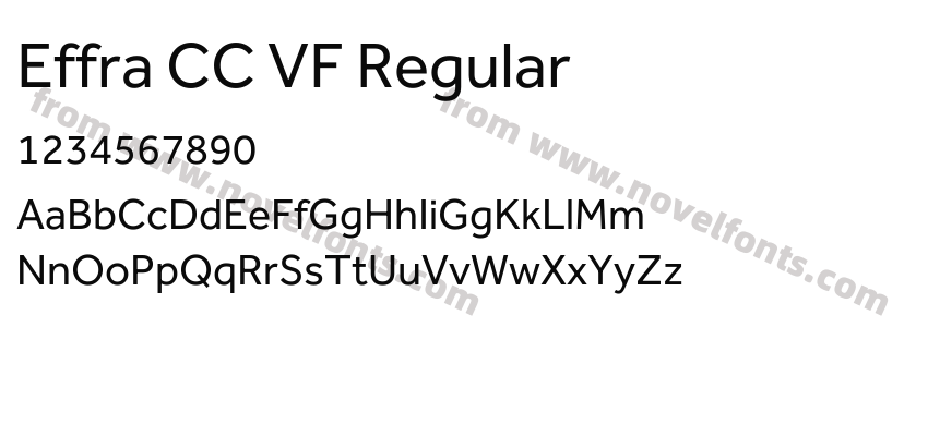 Effra CC VF RegularPreview