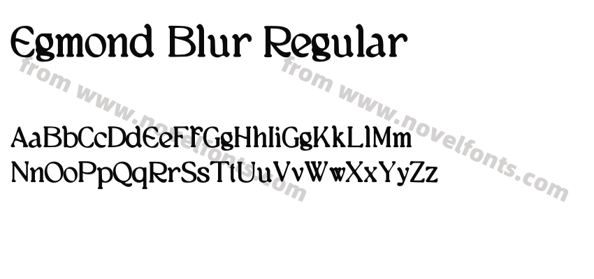 Egmond Blur RegularPreview