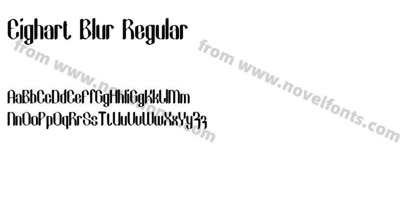 Eighart Blur RegularPreview