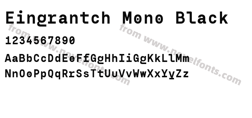 Eingrantch Mono BlackPreview
