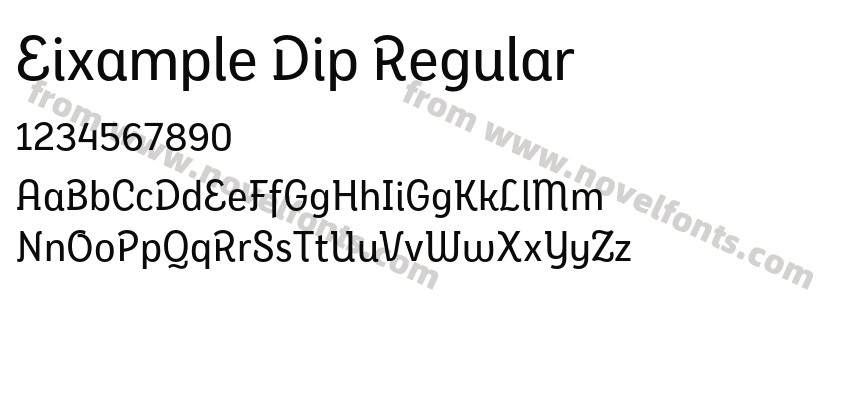 Eixample Dip RegularPreview