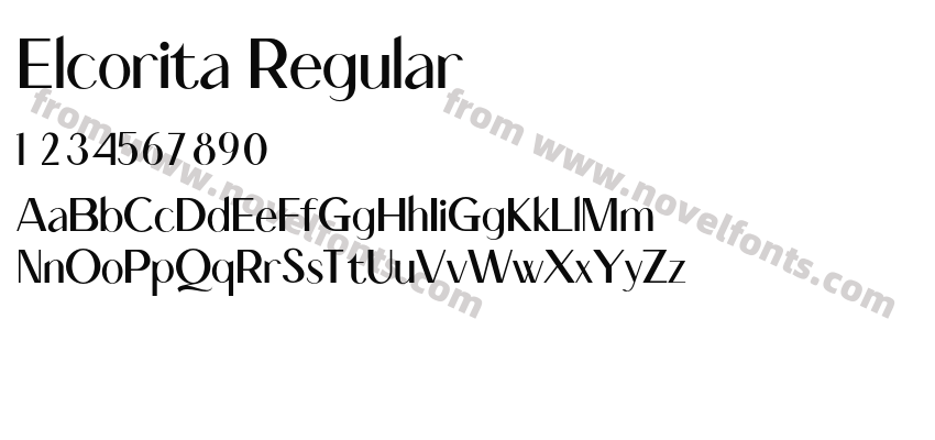 Elcorita RegularPreview