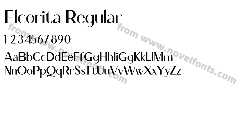 Elcorita RegularPreview