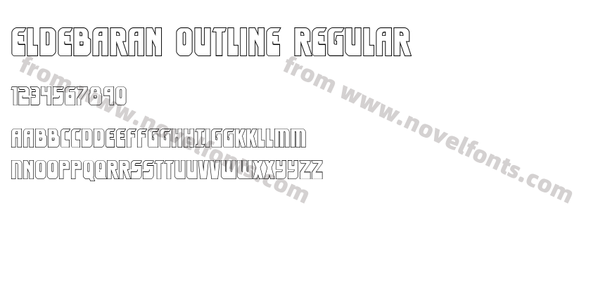 Eldebaran Outline RegularPreview