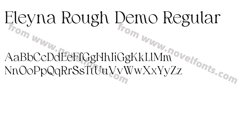 Eleyna Rough Demo RegularPreview