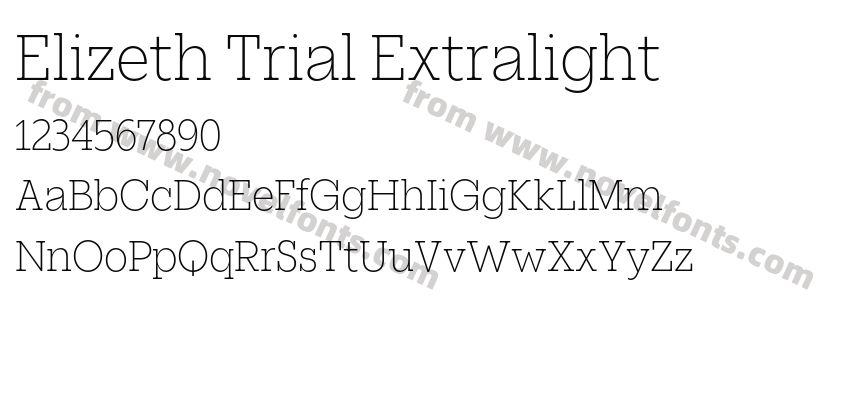 Elizeth Trial ExtralightPreview
