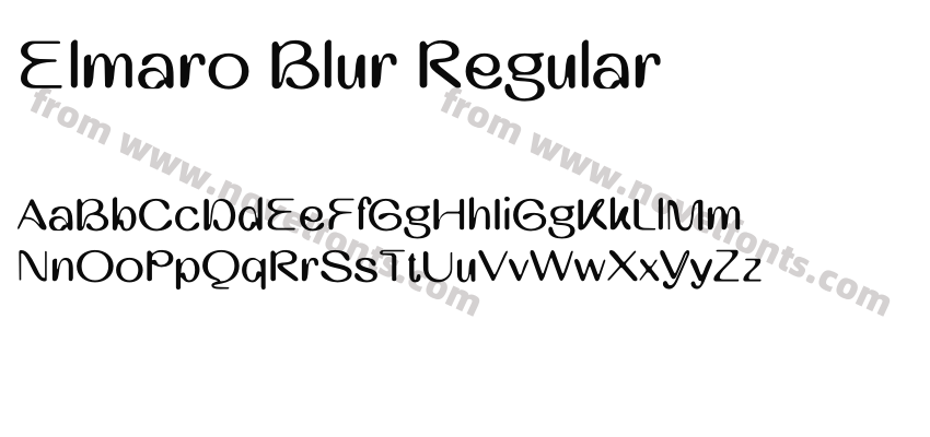 Elmaro Blur RegularPreview