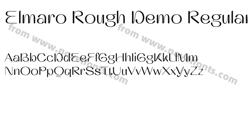 Elmaro Rough Demo RegularPreview