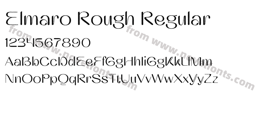 Elmaro Rough RegularPreview
