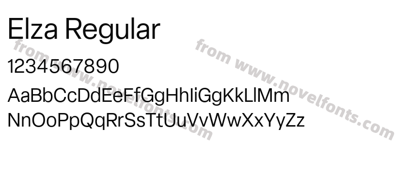 Elza RegularPreview