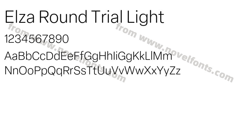 Elza Round Trial LightPreview