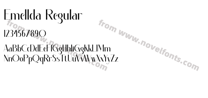 Emellda RegularPreview