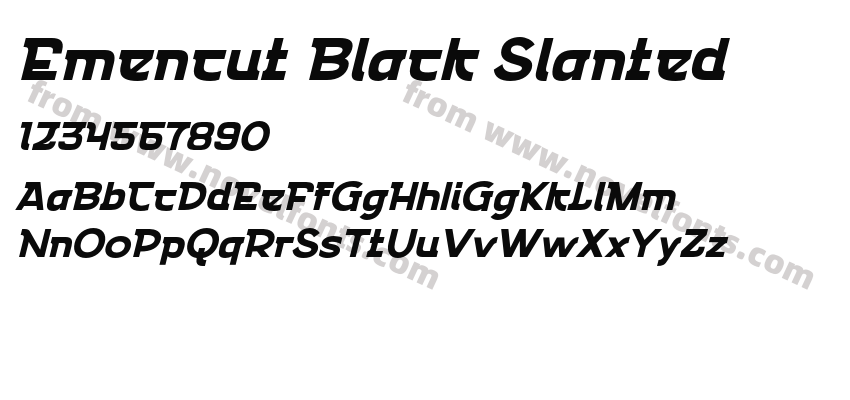 Emencut Black SlantedPreview