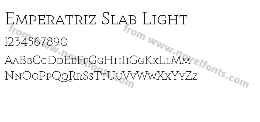 Emperatriz Slab LightPreview