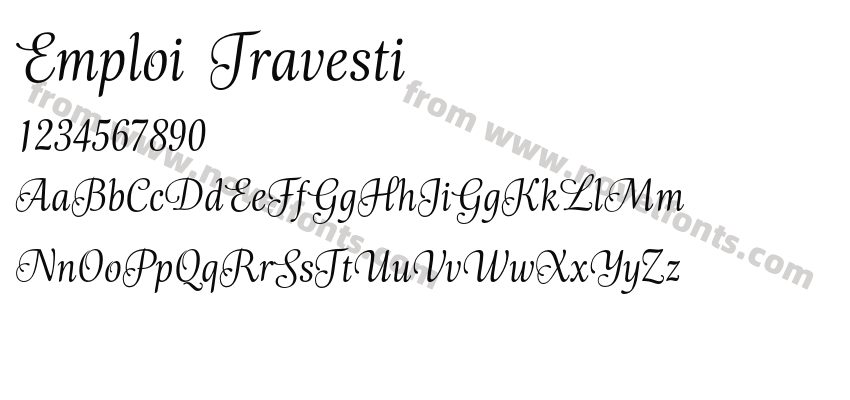 Emploi TravestiPreview