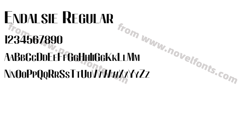 Endalsie RegularPreview