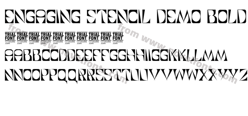 Engaging Stencil Demo BoldPreview