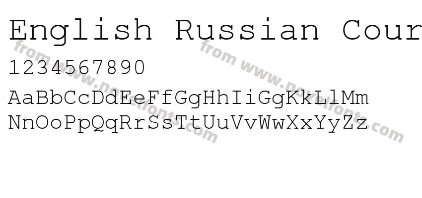 English Russian CourierPreview