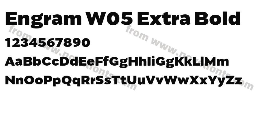 Engram W05 Extra BoldPreview