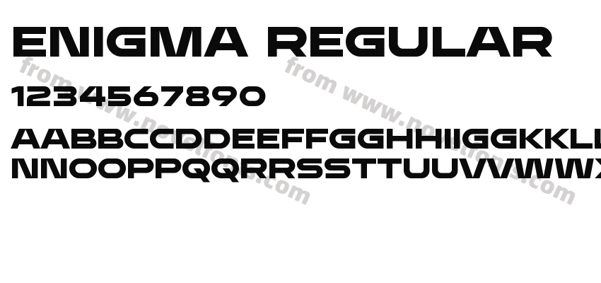Enigma RegularPreview