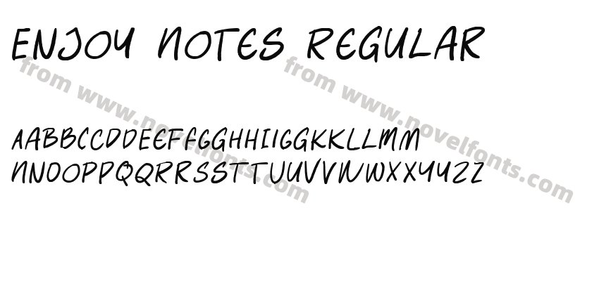 Enjoy Notes RegularPreview