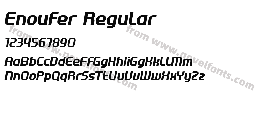 Enoufer RegularPreview