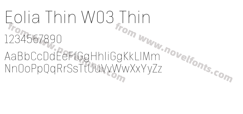 Eolia Thin W03 ThinPreview