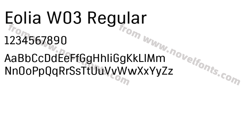Eolia W03 RegularPreview