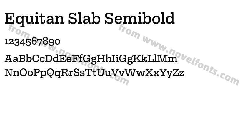 Equitan Slab SemiboldPreview