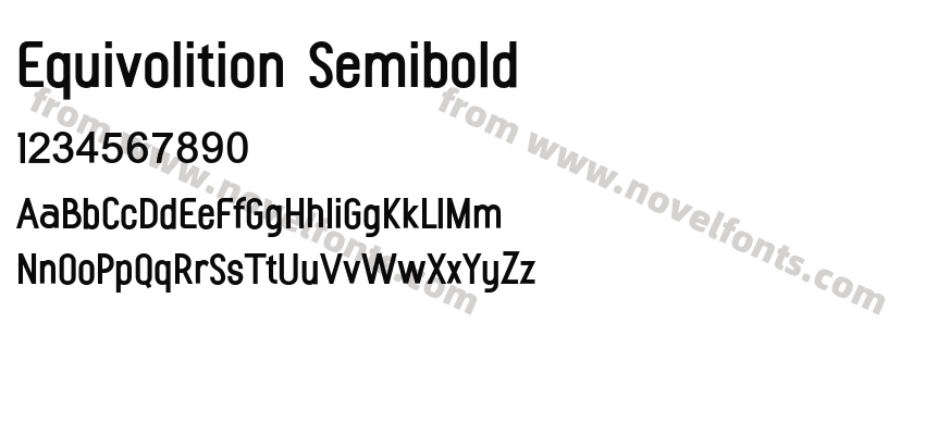 Equivolition SemiboldPreview