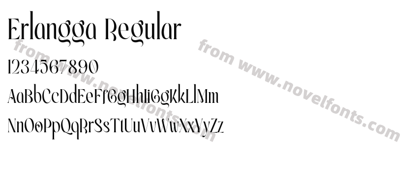 Erlangga RegularPreview