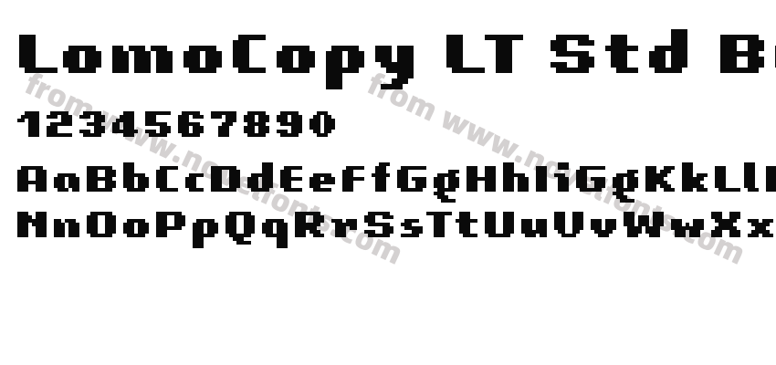 LomoCopy LT Std ButtPreview