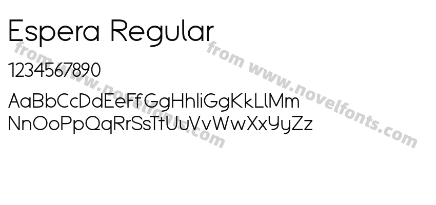 Espera RegularPreview