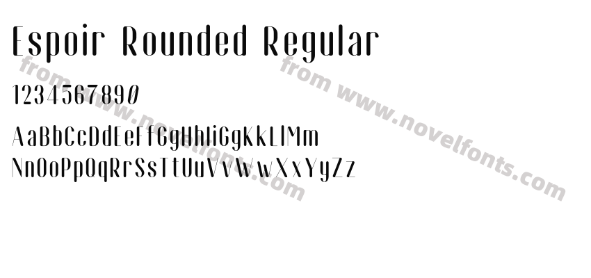 Espoir Rounded RegularPreview
