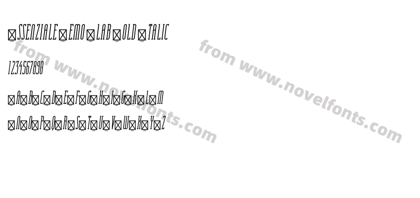 Essenziale Demo Slab Bold ItalicPreview
