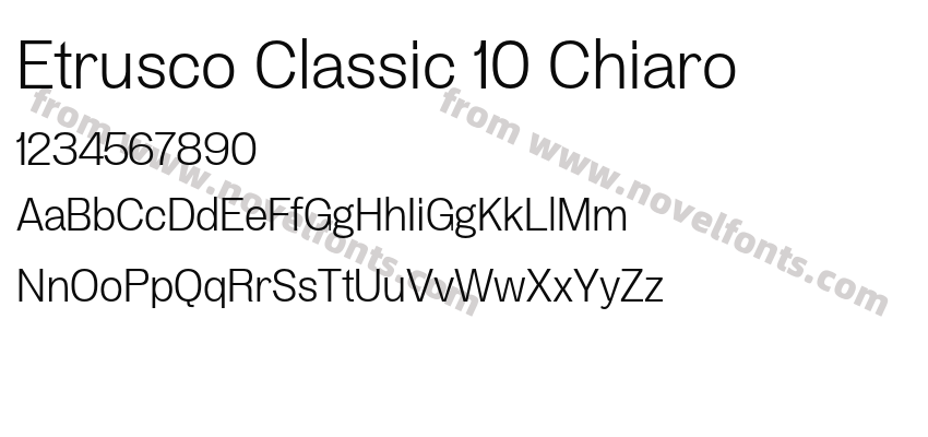 Etrusco Classic 10 ChiaroPreview