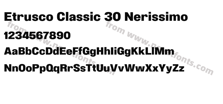 Etrusco Classic 30 NerissimoPreview