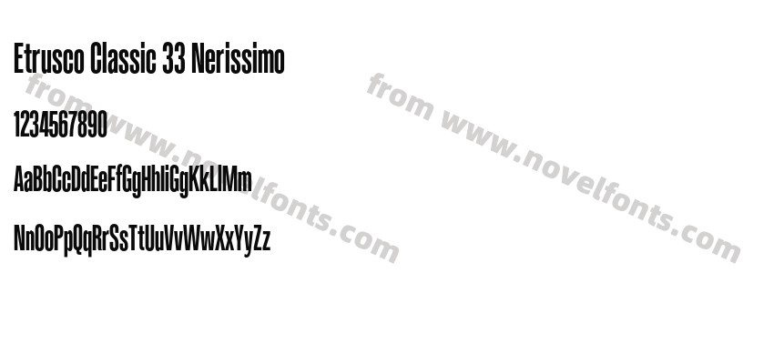 Etrusco Classic 33 NerissimoPreview