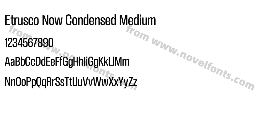 Etrusco Now Condensed MediumPreview