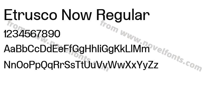 Etrusco Now RegularPreview