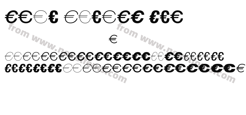 Euro SansEF OnePreview