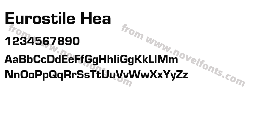 Eurostile HeaPreview