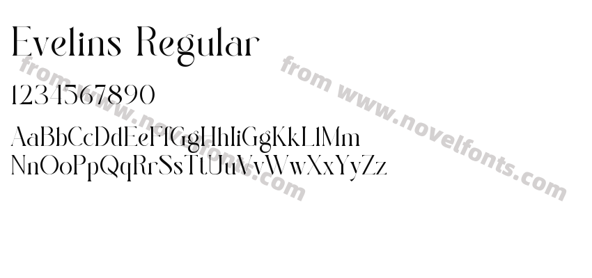 Evelins RegularPreview