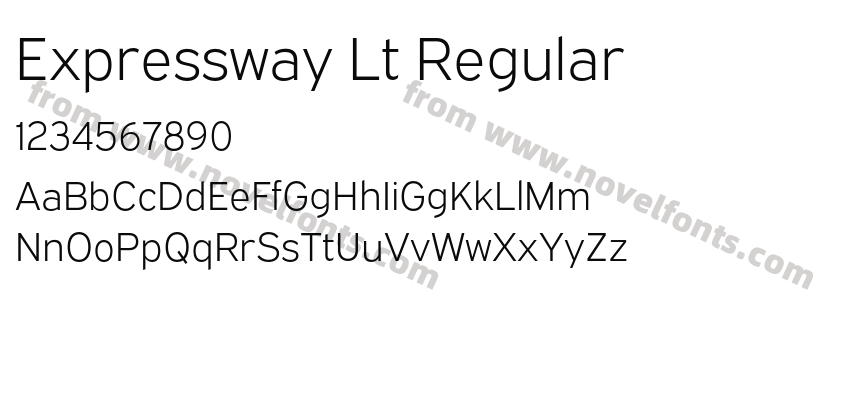 Expressway Lt RegularPreview